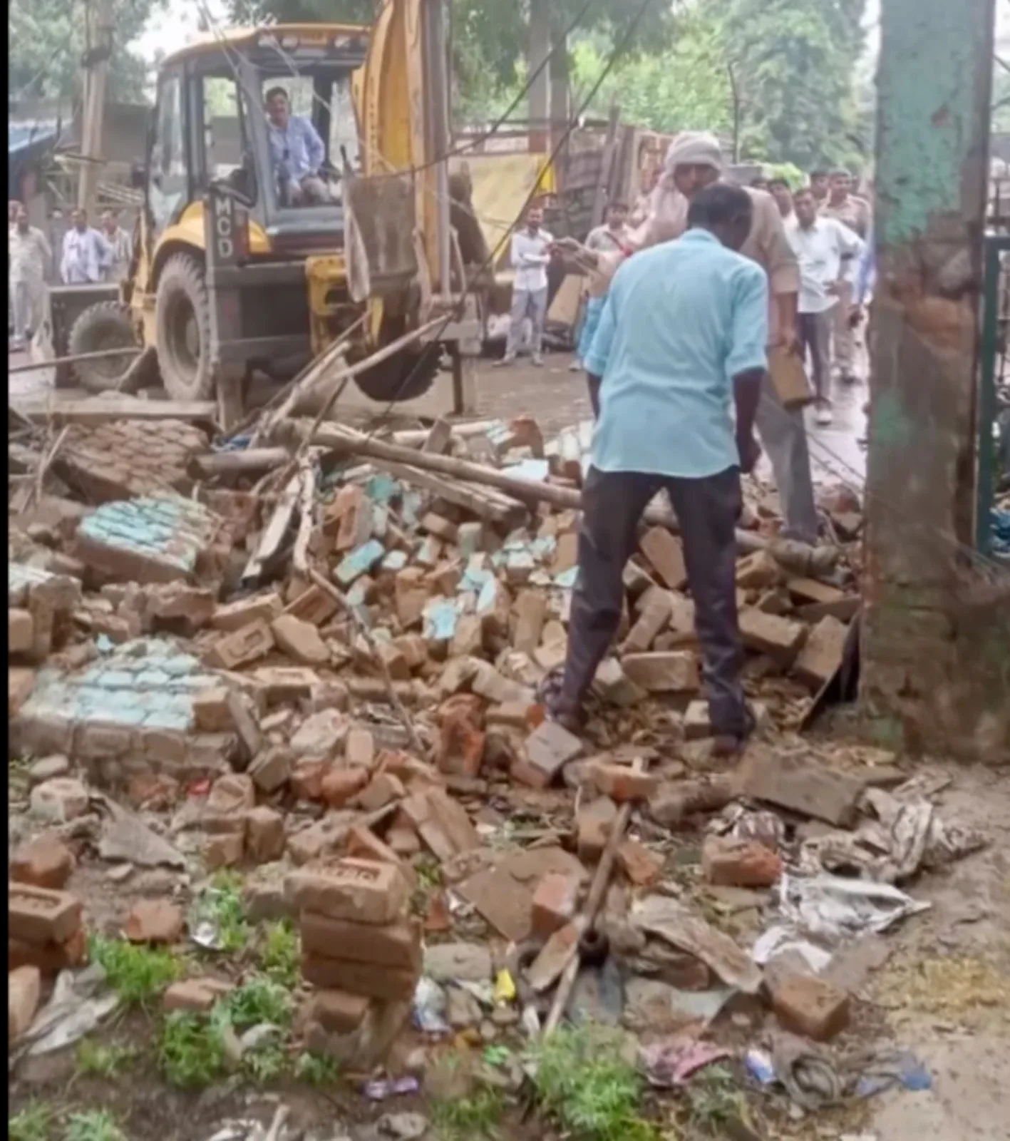 After Illegal Dargah on Public Road Removed