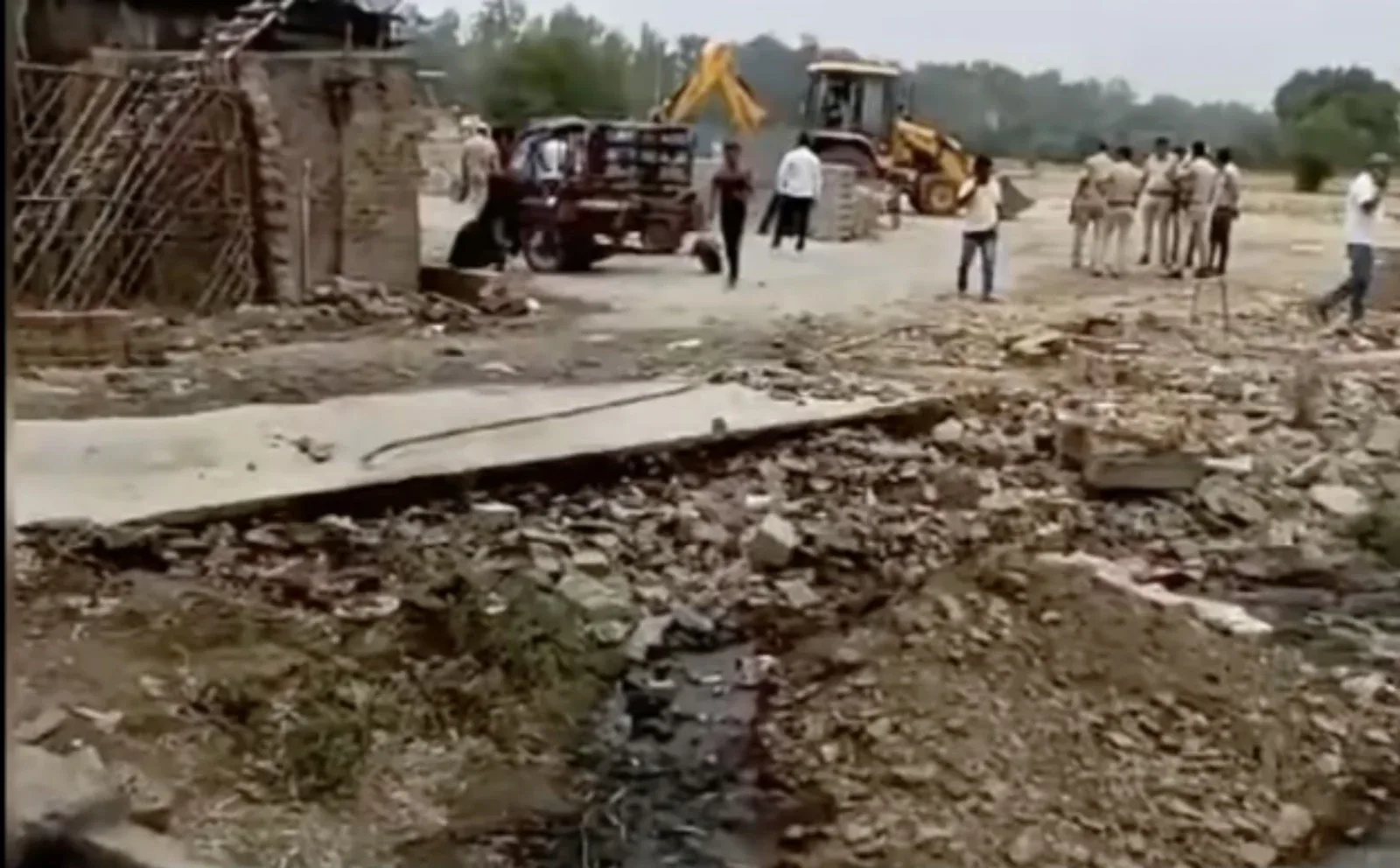 Illegal Under-Construction Mosque Removed