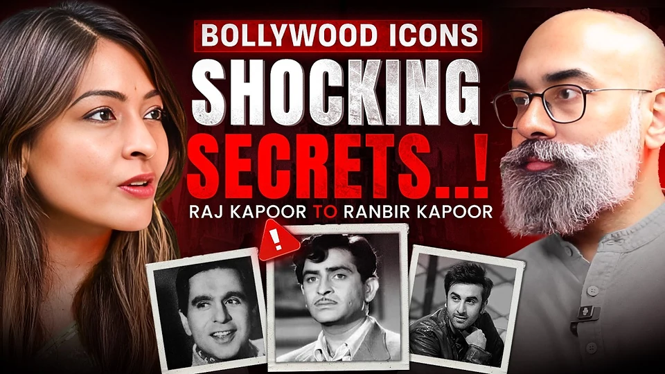 Sanjeev Newar interview on Bollywood exposing Raj Kapoor family scandal, Dilip Kumar mocking Lata Mangeshkar, and hidden Bollywood secrets on The Raavya Sarda Show.