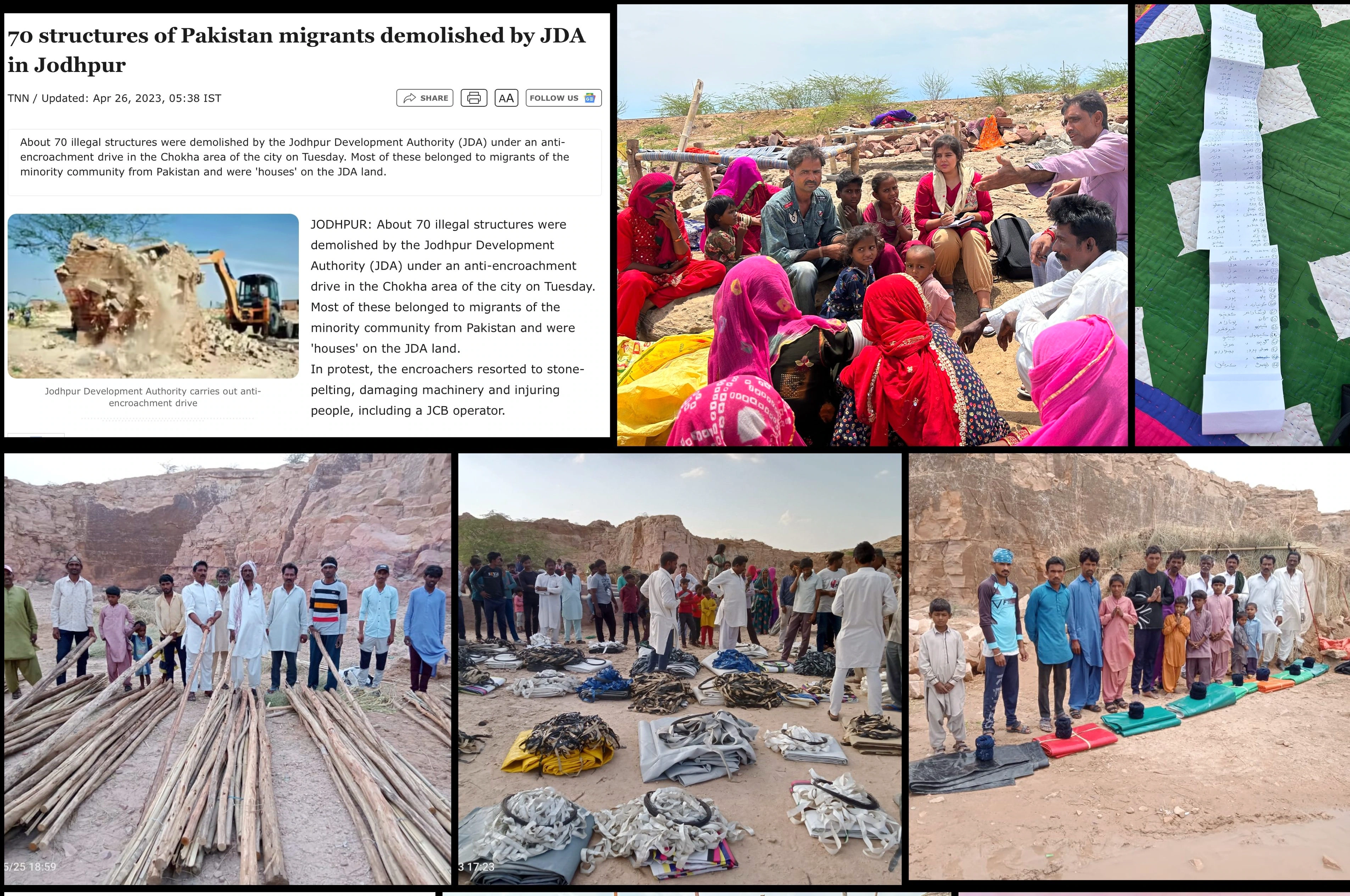 Pakistani Hindu rehab work by Sewa Nyaya