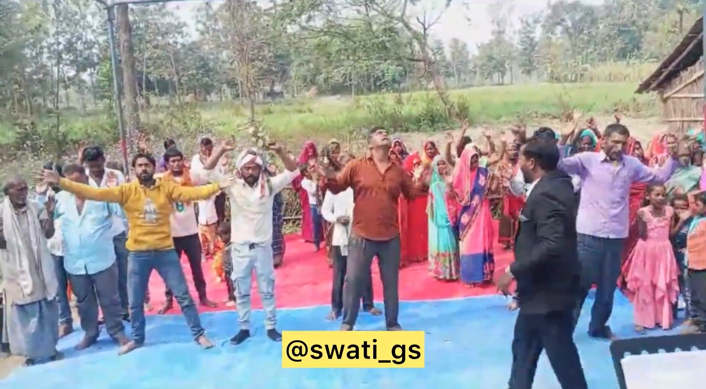 Image accompanying the report: Rashtra Jyoti Honours West Champaran Villagers for Uprooting Unlawful Conversion Racket