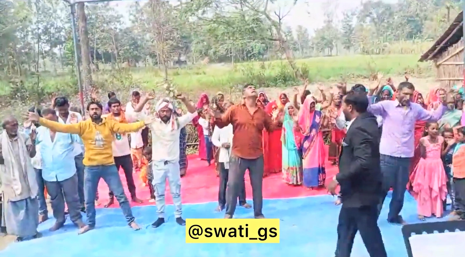 Image accompanying the report: Rashtra Jyoti Honours West Champaran Villagers for Uprooting Unlawful Conversion Racket